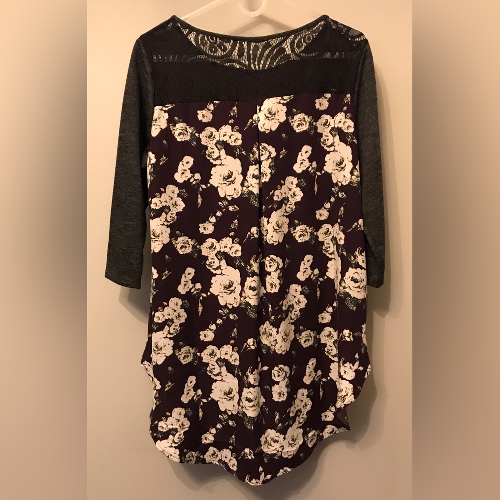 Floral Print Long Sleeve Top